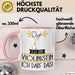 Geschenk für Violinistin Tasse Lustige Geschenkidee Geburtstag Ich Bin Violinistin Ich Darf Das Rosa Trendation