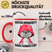 Sarkasmus Tasse Geschenk Lustiger Spruch Guten Morgen Ganz Dünnes Eis Katze Becher Rot Trendation