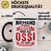 Ossi Tasse Geschenk Niemand Ist Perfekt Aber Als Ossi Ist Man Nah Dran Ostdeutschland Trendation