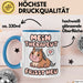 Pferde Tierliebhaber Tasse Geschenk Lustige Geschenkidee Spruch Mein Therapeut Frisst Heu Blau Trendation