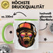 Affe Grafik Tasse Coole Tassen Geschenkidee Jungs Dj Chimpanse Becher Grün Trendation