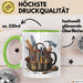 Zimmerer Tasse Geschenkidee für Schreiner Lustiger Spruch Grün Trendation
