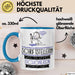 Schriftstellerin Weil Es Keinen Schöneren Beruf Gibt Tasse Geschenk für Eine Schriftstellerin Lustig Blau Trendation