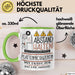 Plattenproduzentin Tasse Geschenk Lustig Abstand Halten Hochleistungs-Plattenproduzentin Mit Drang Zur Perfektion Bei Der Arbeit Grün Trendation