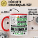 Reisender Geschenk Tasse Lustiger Spruch Erheben Sie Sich Der Reisender Betritt den Raum Rot Trendation