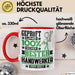 Handwerker Geschenk Lustiger Spruch für Handwerker Geschenkidee Bester Handwerker Der Welt Rot Trendation
