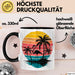Flamingo Tier Tasse Geschenk Lustige Geschenkidee Spruch Schwarz Trendation