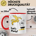 Geburtstagsfeier Banane Tasse Geschenk Lustige Geschenkidee Spruch Lasst Uns Feiern Rot Trendation