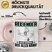 Reisender Tasse Geschenk für Reisender Der Mann Der Alles Kann Geschenkidee zum Geburtstag Rosa Trendation