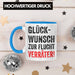Trendation - Jobwechsel Tasse Geschenk Kollegin Kollege Lustig Abschiedsgeschenk Sprüche Glückwunsch Zur Flucht Trendation