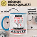 Musikerin Tasse Geschenk Becher Stark Attraktiv Furchtlos Musikerin Lustige Geschenkidee Blau Trendation