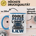 Lkw Fahrer Trucker Tasse Geschenk Lustige Geschenkidee Spruch Coole Papas Fahren Lkw Blau Trendation