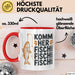 Angelliebhaber Fischer Tasse Geschenk Lustige Geschenkidee Spruch Komm Her Fischi Fischi Fischi Rot Trendation