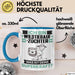 Wildtieraufzüchter Tasse Geschenk für Wildtieraufzüchter Geburtstag Lustiger Spruch Kaffee-Becher Was Ist Deine Superkraft Blau Trendation