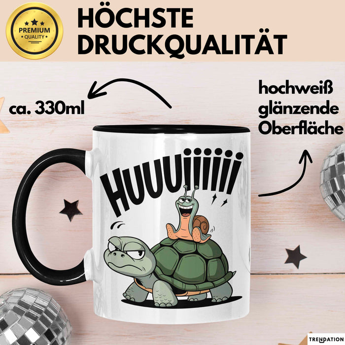 Schildkröte Tierliebhaber Tasse Geschenk Lustige Geschenkidee Spruch Schildkröte Und Schnecke Trendation