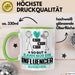 Influencer Geschenk Tasse So Gut Kann Nur Ein Influencer Aussehen Geschenkidee Kaffee-Becher Grün Trendation