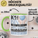 Altenpflegerin Ausbildung Start Geschenk Tasse Ich Bin Altenpflegerin In Der Ausbildung Ich Darf Das Kaffee-Becher Geschenkidee Grün Trendation