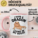 Reptil Bartagame Tasse Geschenk Lustige Geschenkidee Spruch Ich Habe Einen Drachen In Meinem Haus Rosa Trendation