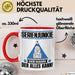 Serienjunkie Tasse Geschenk für Serienjunkie Der Mann Der Alles Kann Geschenkidee zum Geburtstag Rot Trendation