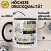 Mountainbike-Guide Tasse Geschenk Lustiger Spruch Bitte Erheben Sie Sich Seine Majestät Die Mountainbike-Guide Betritt Den Raum Schwarz Trendation