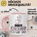 Geschenk für Vogeltrainerin Tasse Lustige Geschenkidee Geburtstag Ich Bin Vogeltrainerin Ich Darf Das Rosa Trendation
