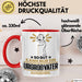 Urgroßvater Geschenk Tasse So Gut Kann Nur Ein Urgroßvater Aussehen Geschenkidee Kaffee-Becher Rot Trendation