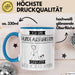 Hundeausführerin Tasse Geschenk Ich Bin Hundeausführerin Warum Weil Ich Es Kann Geschenkidee Geburtstag Blau Trendation