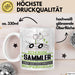Sammler Geschenk Tasse Ich Bin Sammler Aber Sag Doch Einfach Superheld Lustige Geschenkdiee für Sammler Kaffee-Becher Weiß Trendation