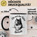 Katzenliebhaber Tasse Geschenk Spricht mit Katzen Katzenfan Trendation