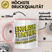Englischlehrer Unterricht Tasse Geschenk Lustige Geschenkidee Spruch Englisch Lehrer Wie Ein Normaler Lehrer Nur Viel Cooler Rosa Trendation