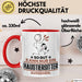 Haustiersitter Geschenk Tasse So Gut Kann Nur Ein Haustiersitter Aussehen Geschenkidee Kaffee-Becher Rot Trendation