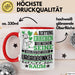Urgroßonkel Geschenk Tasse Lustiger Spruch Erheben Sie Sich Der Urgroßonkel Betritt den Raum Rot Trendation
