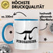 Pinosaurier Pi + Dinosaurier Tasse Geschenk Lustiger Mathe Becher Blau Trendation