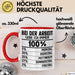 Kollegen Tasse Geschenk Bei Der Arbeit Gebe Ich Immer 100 Prozent Montag Dienstag Kaffee-Becher Rot Trendation