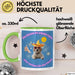 Meme Tasse Geschenk Lustiger Becher Hund Die Sonne Ist wieder Raus Also Verlass Ich Das Haus Grün Trendation