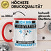 Musikmanager Tasse Geschenk für Musikmanager Geburtstag Lustiger Spruch Kaffee-Becher Was Ist Deine Superkraft Rot Trendation