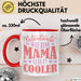 Patentante Geschenk Tasse Spruch Geschenkidee Beste Patentante Wie Eine Mama Nur Cooler Kaffee-Becher Rot Trendation