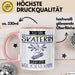 Skaterin Tasse Geschenk Ich Bin Skaterin Warum Weil Ich Es Kann Geschenkidee Geburtstag Rosa Trendation