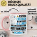 Kiteboarder Geschenk Tasse Lustiger Spruch Erheben Sie Sich Der Kiteboarder Betritt den Raum Rosa Trendation