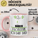 Geschenk für Flötistin Tasse Lustige Geschenkidee Geburtstag Ich Bin Flötistin Ich Darf Das Rosa Trendation