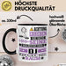 DJ Geschenk Tasse Lustiger Spruch Erheben Sie Sich Der DJ Betritt den Raum Schwarz Trendation
