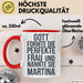 Martina Tasse Geschenk Gott Formte Die Perfekte Frau Martina Geschenkidee Rot Trendation