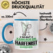 Harfenist Geschenk Tasse So Gut Kann Nur Ein Harfenist Aussehen Geschenkidee Kaffee-Becher Blau Trendation