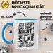 Silke Tasse Geschenk Alle Sagten Das Geht Nicht Aber Dann Kam Silke Und Hat Es Einfach Gemacht Geschenkidee Becher mit Name Blau Trendation