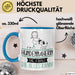 Hundennäherin Geschenk Tasse Becher Die Frau Die Allen Kann Geschenkidee für eine Hundennäherin Lustig Blau Trendation