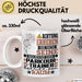 Parkour-Trainer Geschenk Tasse Lustiger Spruch Erheben Sie Sich Der Parkour-Trainer Betritt den Raum Weiß Trendation