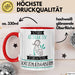 Katzenliebhaberin Tasse Geschenk Becher Stark Attraktiv Furchtlos Katzenliebhaberin Lustige Geschenkidee Rot Trendation