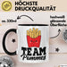 French Fries Tasse Pommes Frites Team Fritten Fans Trendation