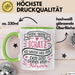Valentinstag Tasse Geschenk für Ihn Sie Männer Für Paare Freundin Geschenkidee Kaffee-Becher Liebe Keine Sorge Schatz Ich Werde Dich Den Rest Deines Lebens Nerven Grün Trendation