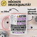 Pferderennen-Enthusiast Geschenk Tasse Lustiger Spruch Erheben Sie Sich Der Pferderennen-Enthusiast Betritt den Raum Rosa Trendation
